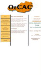 Mobile Screenshot of oecac.at